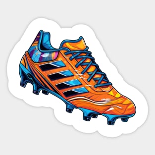 90s Retro Soccer Shoes Sticker